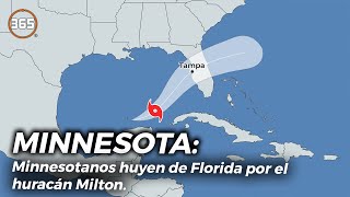 Minnesotanos HUYEN de FLORIDA por el HURACÁN Milton