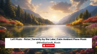 Lofi Music - Relax | Calm Ambient Piano for Serenity by the Lake