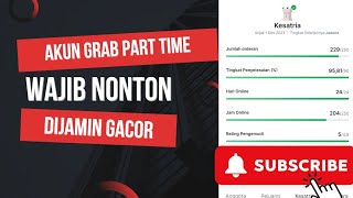 akun grab part time GACOR!!! || WAJIB DI TONTON