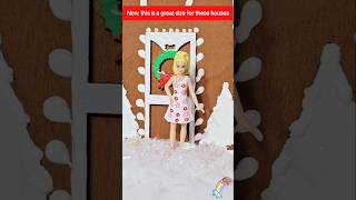 #barbie #craft #gingerbreadhouse #woodcraft #christmas #toys #doll #slothmotion #paint #decoration