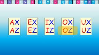 Phonics Basic Blending Video 5: WXYZ