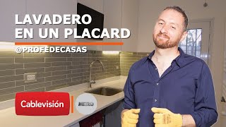 Lavadero PREMIUM en un PLACARD | Consejos de obra | Cap 2