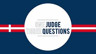 ONE JUDGE, THREE QUESTIONS - Anne Louise Bormann (ENG)