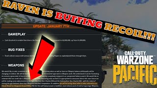 WARZONE PACIFIC: Vanguard Weapon Recoil Buff's COMING SOON!!