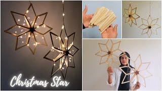 Christmas craft ideas | Christmas decor | christmas star | ice cream stick craft | diy ideas