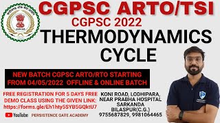 THERMODYNAMICS CYCLE  | THERMODYNAMICS | ARTO/TSI | CGPSC 2022