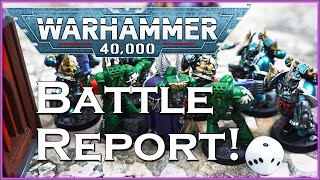 40K BATTLE REPORT: Dark Angels vs Alpha Legion | 500 Points