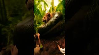 Anaconda attack lion  #lion #anaconda #trendingshorts