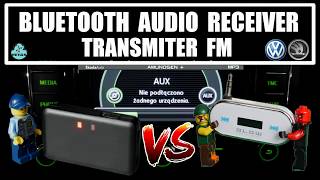 Test Blow Transmiter FM MP3 vs Bluetooth Audio Receiver Unboxing Muzyka z Telefonu Radio Skoda VW