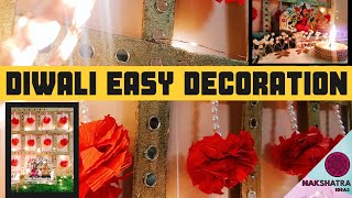 Easy Diwali Decoration | Mandir Decoration idea for Diwali