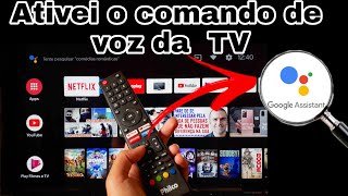 COMO ATIVAR O COMANDO DE VOZ NA SMART TV PHILCO 32 POLEGADAS / ANDROID TV