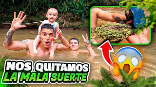 HACEMOS UN RITUAL EN EL RIO PARA LA MALA SUERTE 🍀  - TATTO VLOGS