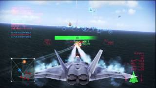 Ace Combat Infinity - Naval TDM 61,655 points - FB-22 is TDM Star!