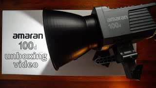 Aputure Amaran 100D Unboxing