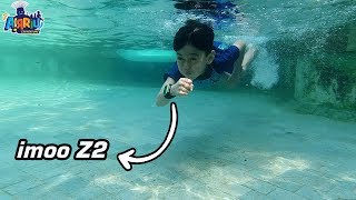 Berenang dan main air bersama imoo Z2 di waterboom