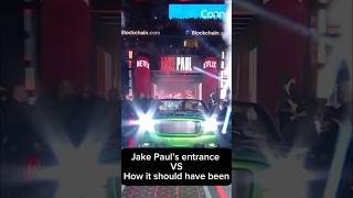 Jake Paul had his entrance all wrong 😂 #boxing #memes #funnyvideo #tysonvspaul #wwe #funny