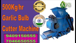 Big Garlic Bulb Cutter Machine ||  Garlic Cutter 7046650555