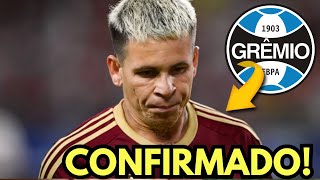 BOMBA EXPLODIU! ACABOU DE SER CONFIRMADO AGORA! NOTÍCIAS DO GRÊMIO