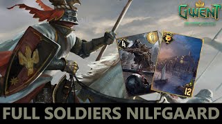 Nilfgaard Soldiers: Three Decks For The Faction! Flanking Power To Win The Game! | GWENT