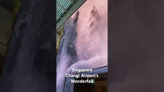 Waterfall or Wonderfall #changiairport #terminal2 #singapore