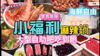 小福利麻辣鍋-2024/9/1起降價，大型自助吧吃到飽:小碧潭店-饗賓集團超強火鍋Buffet+超豐盛海鮮優質肉品不限量，現做日式炙燒和牛壽司、炸物、蔬菜、啤酒飲料、冰淇淋任你吃，京站時尚廣場美食