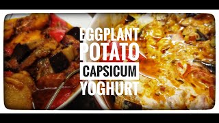 Eggplant Potato Capsicum Yoghurt Recipe | How to Make Dahi Wale Baingan Recipe |Afghan Borani |Anees