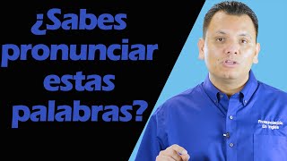 La pronunciación en inglés de estas 20 palabras