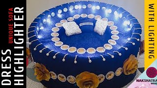 Shinghassan for laddu Gopal| Sofa cum bed for Bal gopal | Mandir Decoration idea