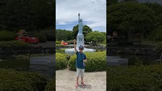 Statue of liberty 🗽 in South Korea #jeju #centralpark #travel #explore #shorts