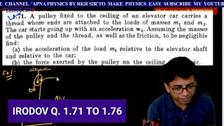 IRODOV NLM Q. 1.71 TO 1.76