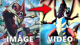 Yu-Gi-Oh! Cards tried to evolve it with Ai magic! Odd-Eyes Pendulum Dragon...