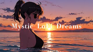 【Lo-Fi】Listen on the beach at dusk chill bgm//relaxation, stress relief, sleep,  to work,to study .