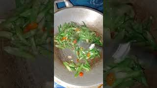 tumis kacang #shorts #shortvideo #shortviral #tumiskacangpanjang