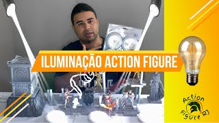 Iluminação para action figures de forma simples e barata