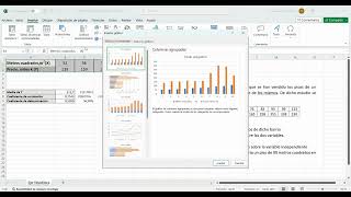 Estadística bidimensional - Ejercicio resuelto en Excel