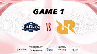 REBELLION vs RRQ HOSHI || WEEK 6 || Day 1 || GAME 1