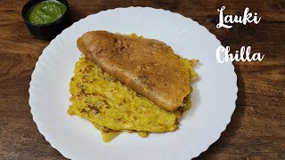 Lauki Chilla Recipe | लौकी चीला | Quick & Healthy Breakfast Recipe | Saute Time