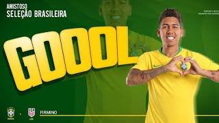 Brazil vs USA. 2--0.Goal by Raberto Firmino..07.09.2018