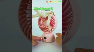 Pink Mini Fan - Desktop Fan, Strong Wind And Cool Summer | Unboxing & Review #unboxing #shorts