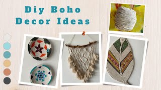 Diy Boho Decor Ideas// Boho style decor|| diy decor || boho decoration