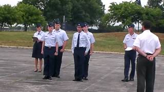 C/2Lt Thomas conducting CAP Drill Testing