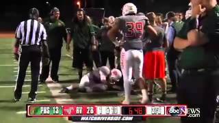 High school football player in medically induced coma