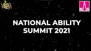 COMING SOON- 2nd Edition of National Ability Summit  2nd/3rd Dec-2021