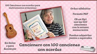 100 canciones: Cancionero con acordes + CD