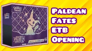 Box Opening Paldean Fates ETB #pokmon #etb #boxopening #paldeanfates