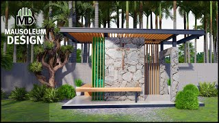 Mausoleum Design - Tiny Modern Mausoleum Design 6x4 EP75