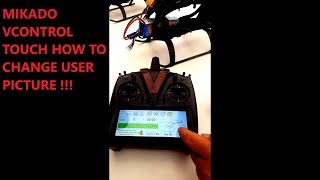 Mikado vcontrol touch | how to | change user picture