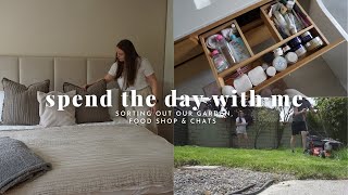 Spend the day with me | sorting out our garden, food shop & chats