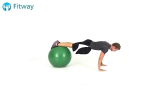 How To Do: Stability Ball Jackknife | Ab Workout Exercise