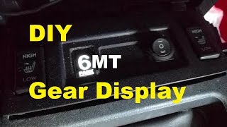 DIY Gear Display - 2015 Subaru Forester